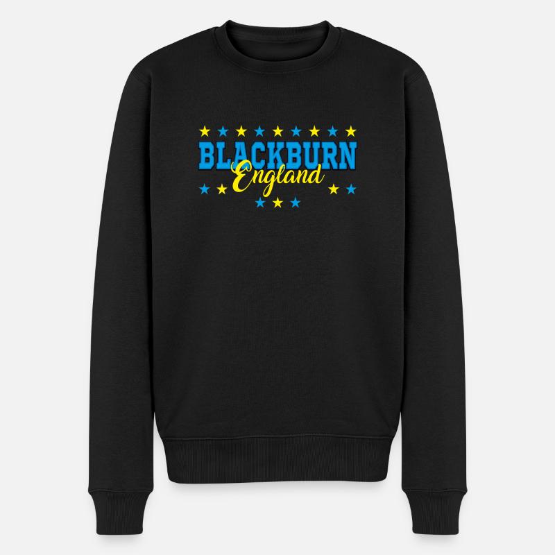 Blackburn - Männer Premium Bio Pullover - Schwarz