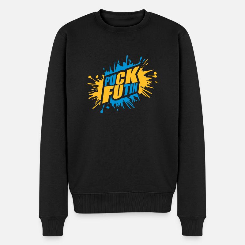 Conception du logo Puck Futin - Pull Premium bio Homme - noir