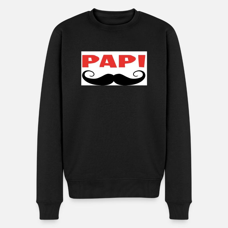 Opa - Männer Premium Bio Pullover - Schwarz