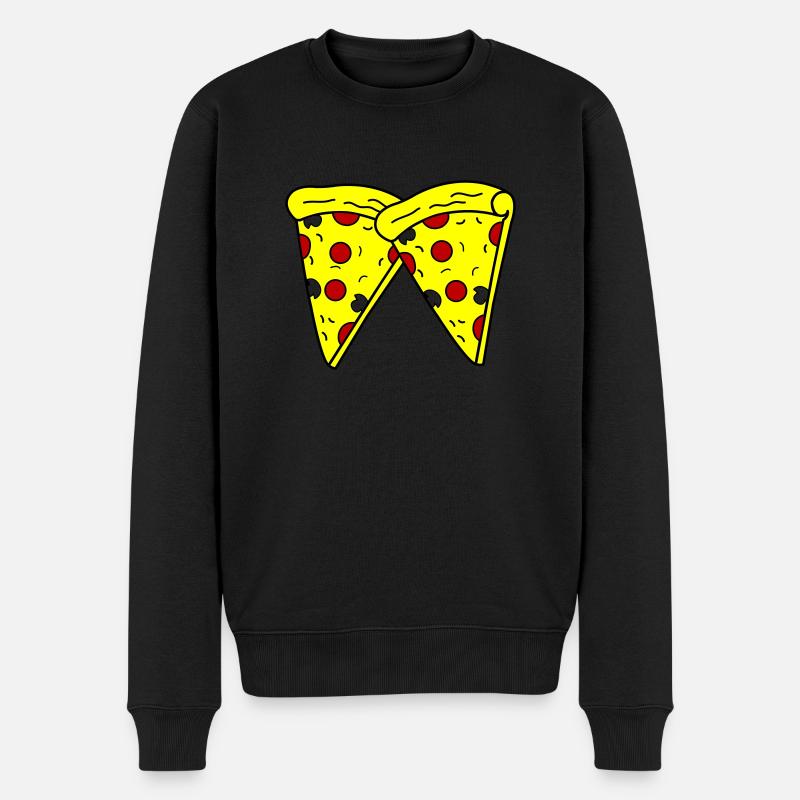 Pizza 2 - Pull Premium bio Homme - noir