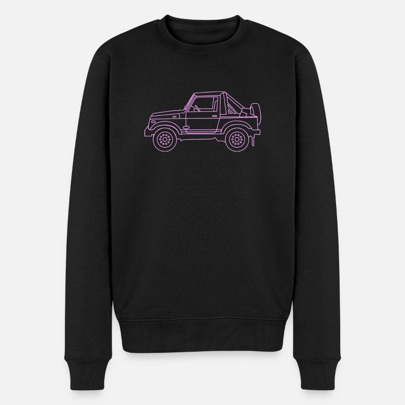 4x4 Rose - Pull Premium bio Homme - noir