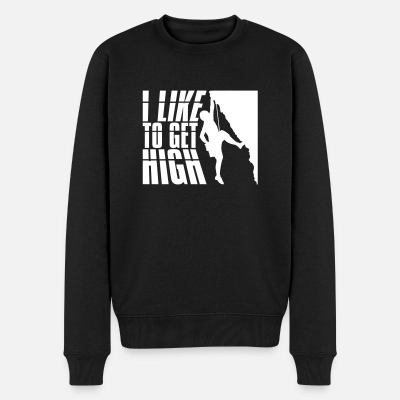 aiment se défoncer - Pull Premium bio Homme - noir