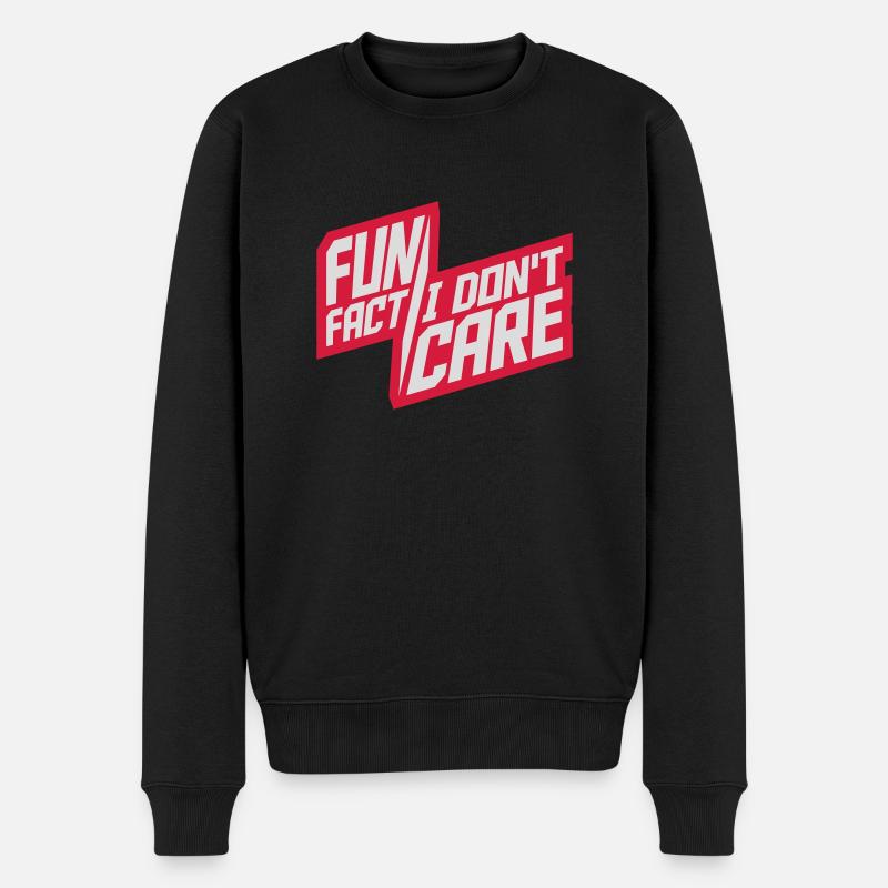 Je me fiche des faits - Pull Premium bio Homme - noir