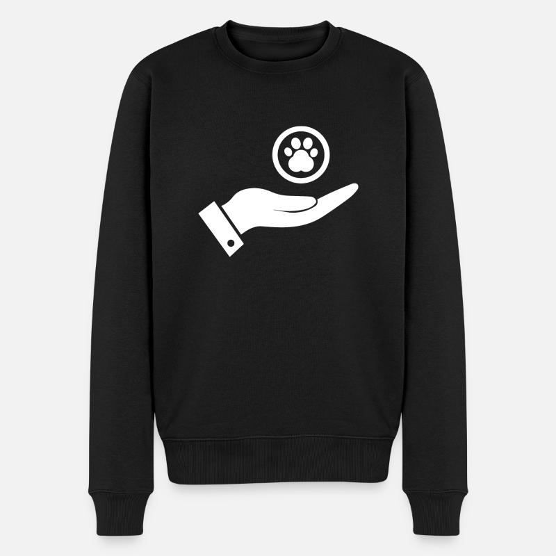 Hund Chien - Pull Premium bio Homme - noir