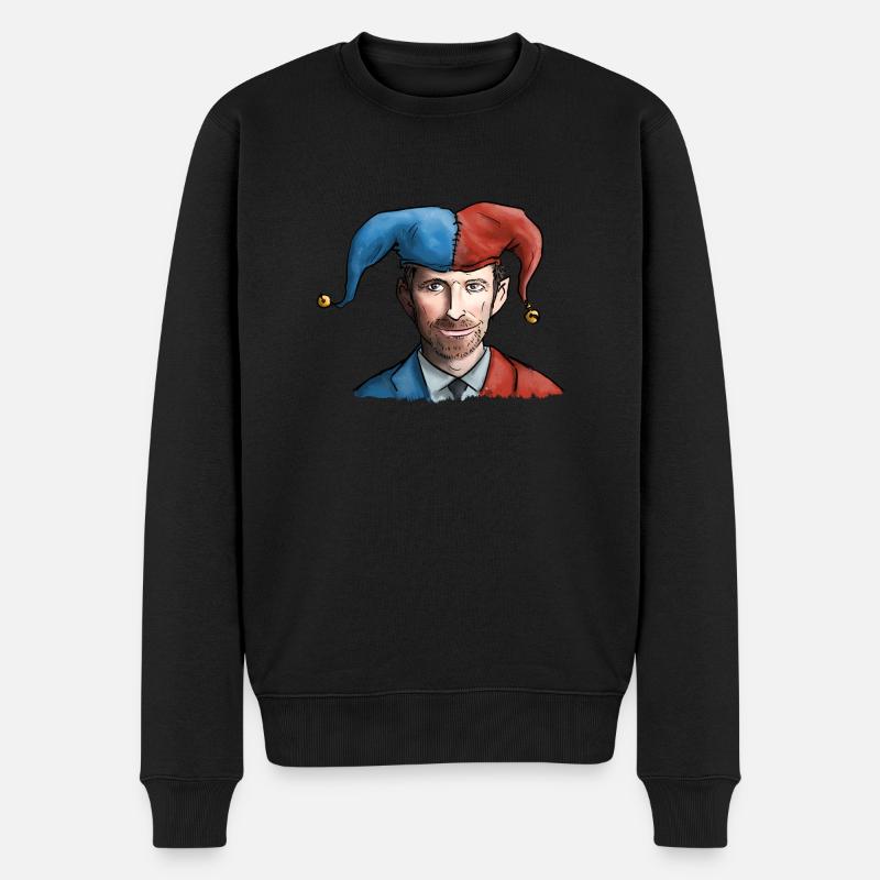 Narr - Männer Premium Bio Pullover - Schwarz