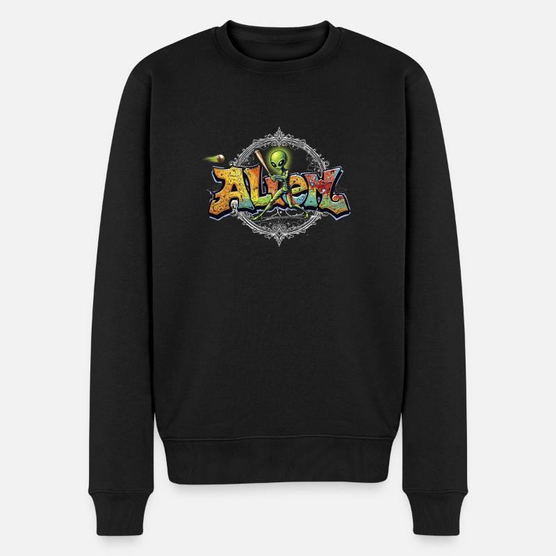 Sport intergalactique - Pull Premium bio Homme - noir