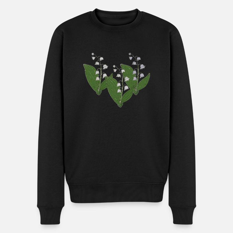 Muguet Paquet de trois - Pull Premium bio Homme - noir