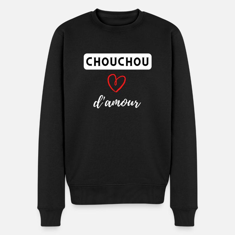 CHOUCHOU D AMOUR - Pull Premium bio Homme - noir