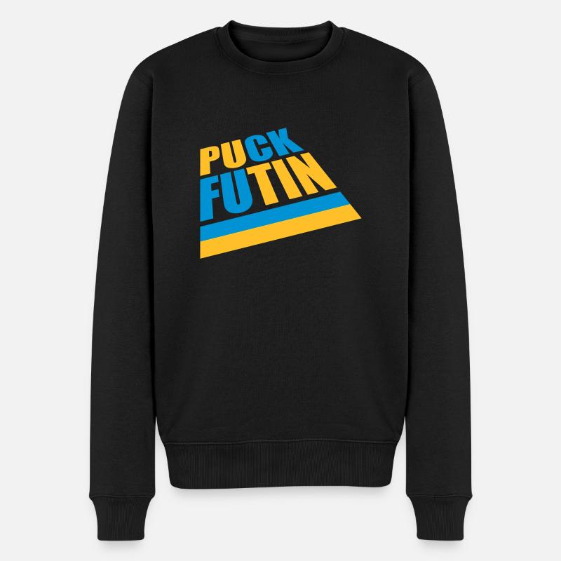 Conception du logo Puck Futin - Pull Premium bio Homme - noir
