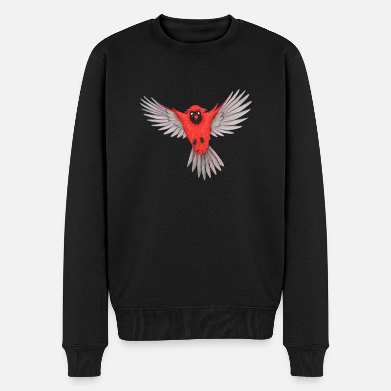 Kardinal - Männer Premium Bio Pullover - Schwarz