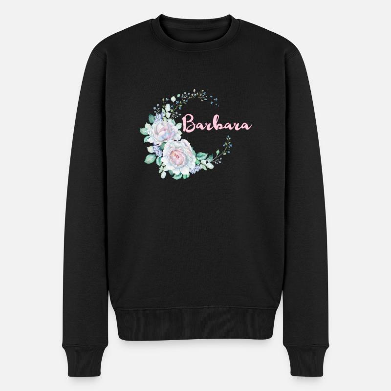 Für Barbara - Männer Premium Bio Pullover - Schwarz