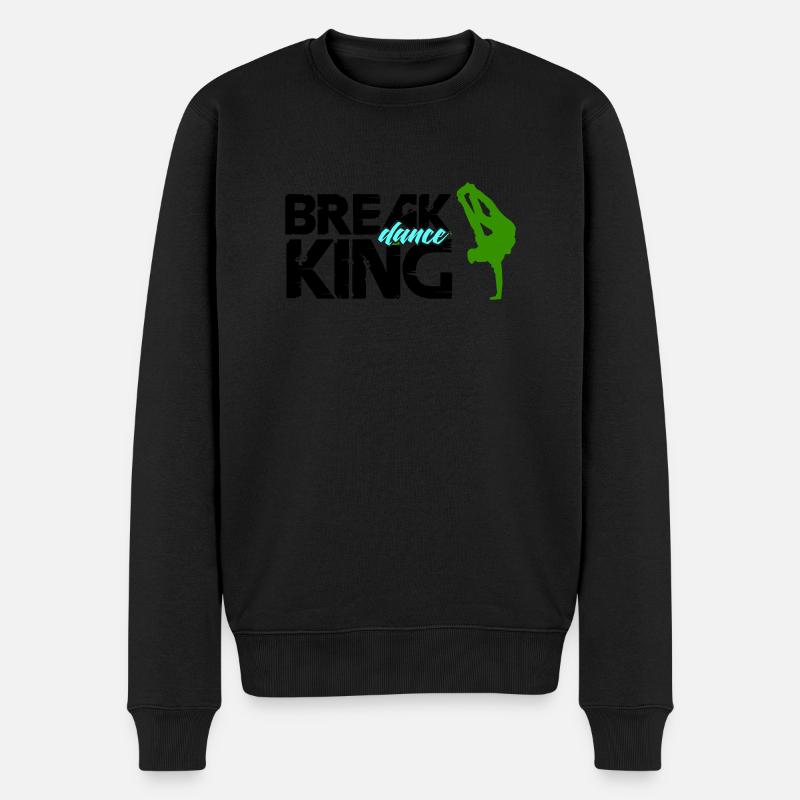 Roi du break dance - Pull Premium bio Homme - noir