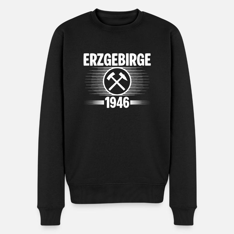 Erzgebirge 1946 - Männer Premium Bio Pullover - Schwarz
