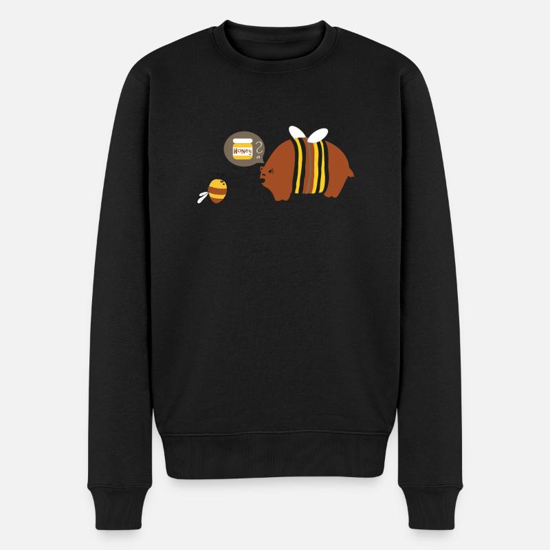 Honigbär - Pull Premium bio Homme - noir