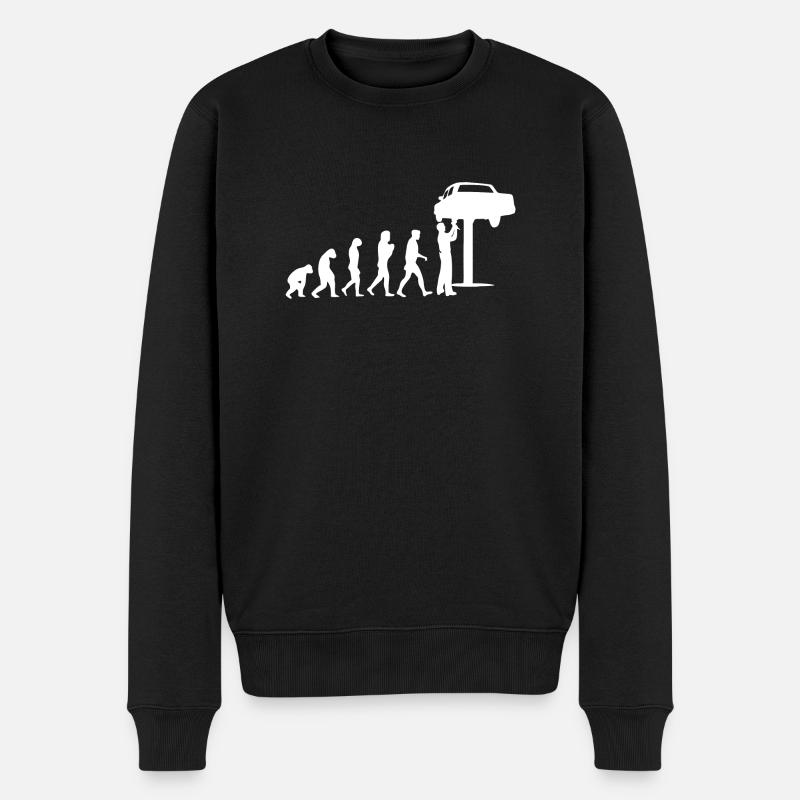 Mechanic Evolution - Men's Premium Organic Jumper - black