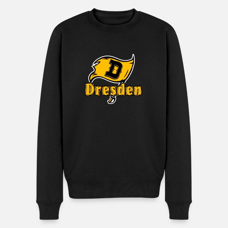 dresden_fahne - Pull Premium bio Homme - noir