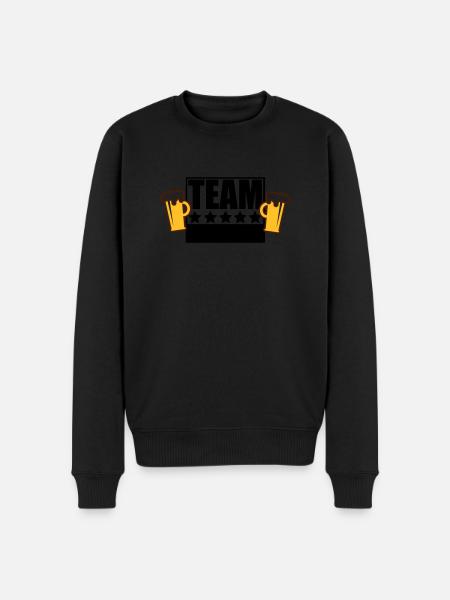 team_malorca_10_3f - Männer Premium Bio Pullover - Schwarz