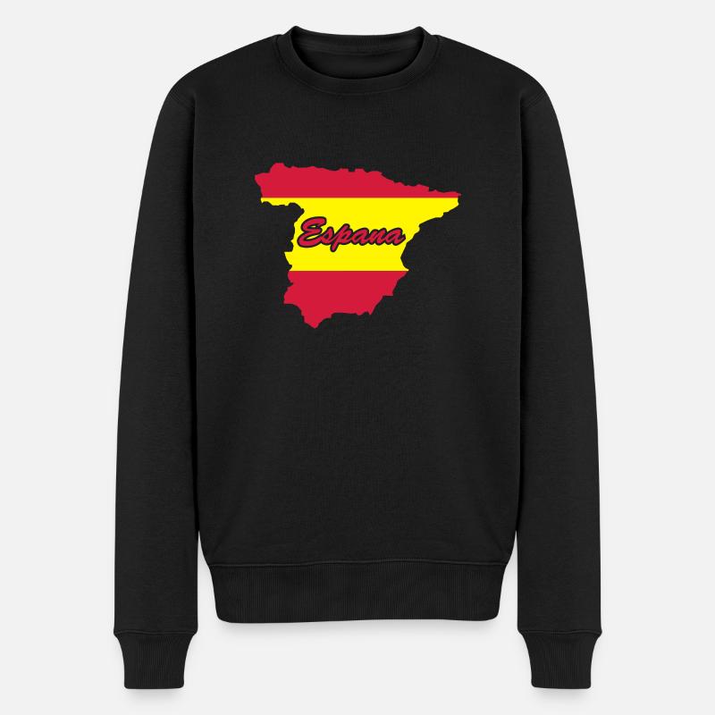 espana_02 - Männer Premium Bio Pullover - Schwarz