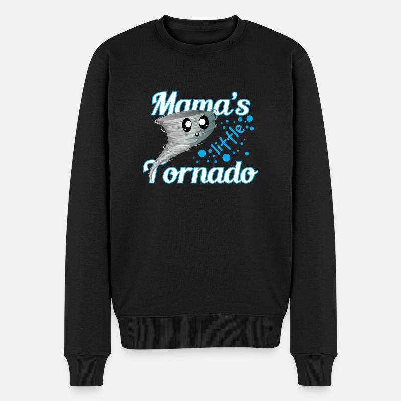 Funny Mama’s Little Tornado - Pull Premium bio Homme - noir