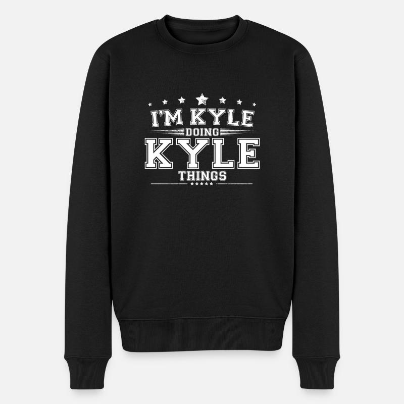 Kyle - Pull Premium bio Homme - noir