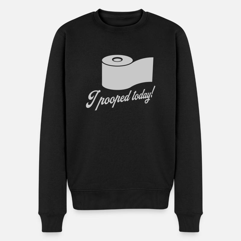 J’ai fait caca aujourd’hui citation - Pull Premium bio Homme - noir