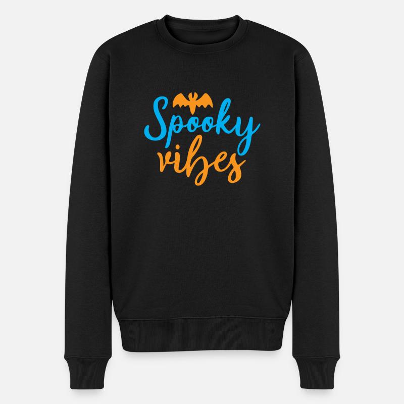 Spooky vibes- humour halloween - Pull Premium bio Homme - noir