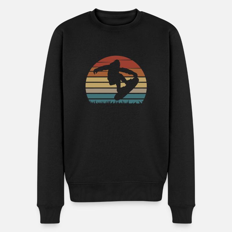 PATINEUR BIGFOOT - Pull Premium bio Homme - noir