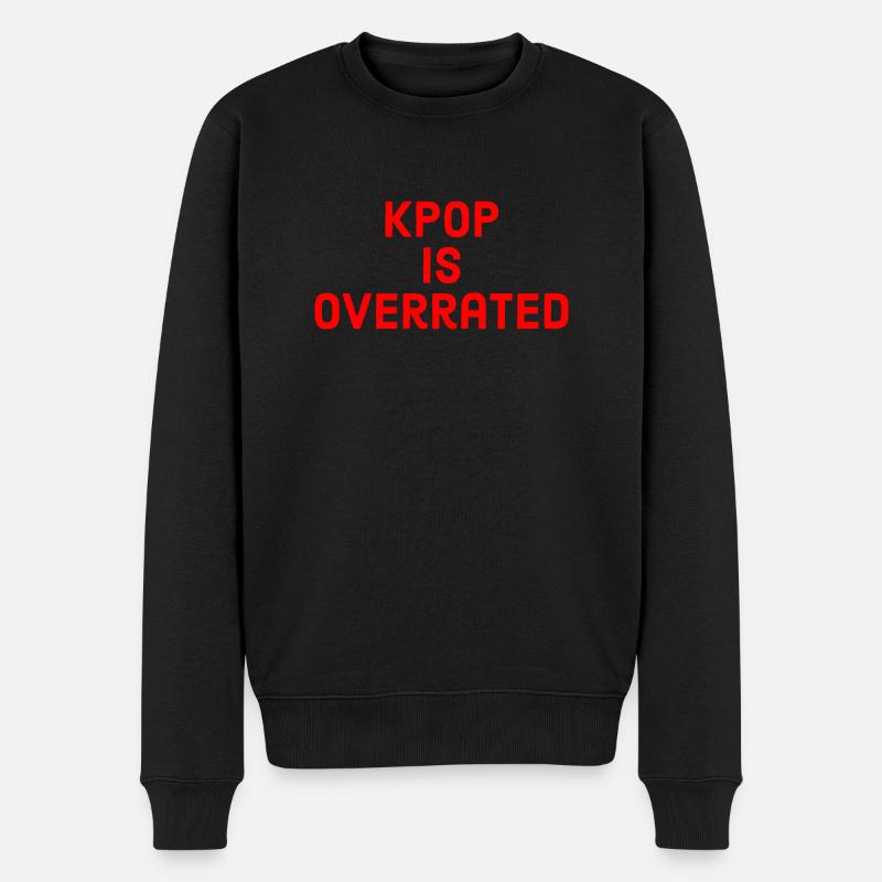 Koreanisch - Männer Premium Bio Pullover - Schwarz