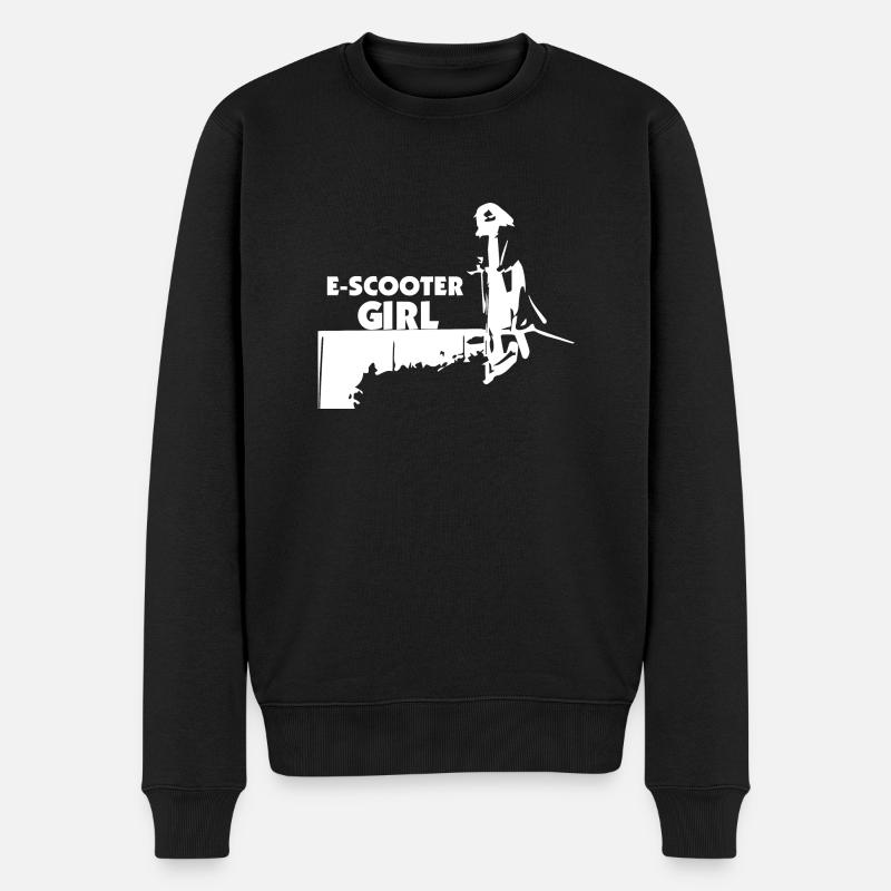 E-Scooter E-Roller Scooter - Men's Premium Organic Jumper - black
