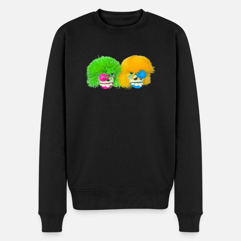 Waggis - Männer Premium Bio Pullover - Schwarz