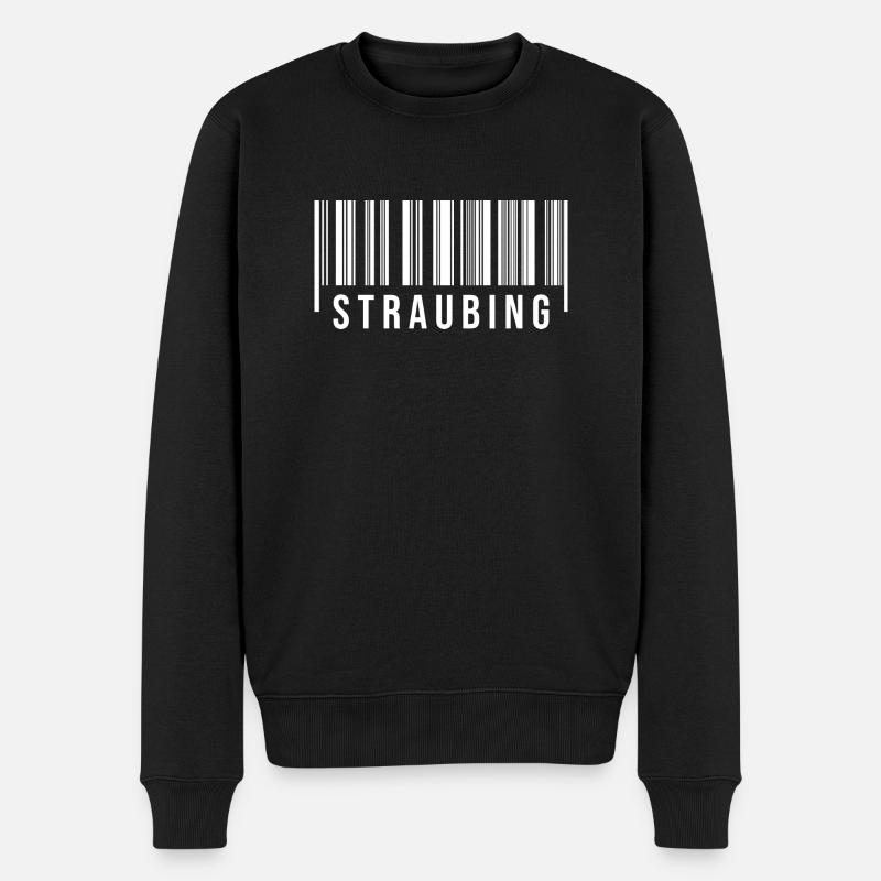 Straubing Bayern - Männer Premium Bio Pullover - Schwarz