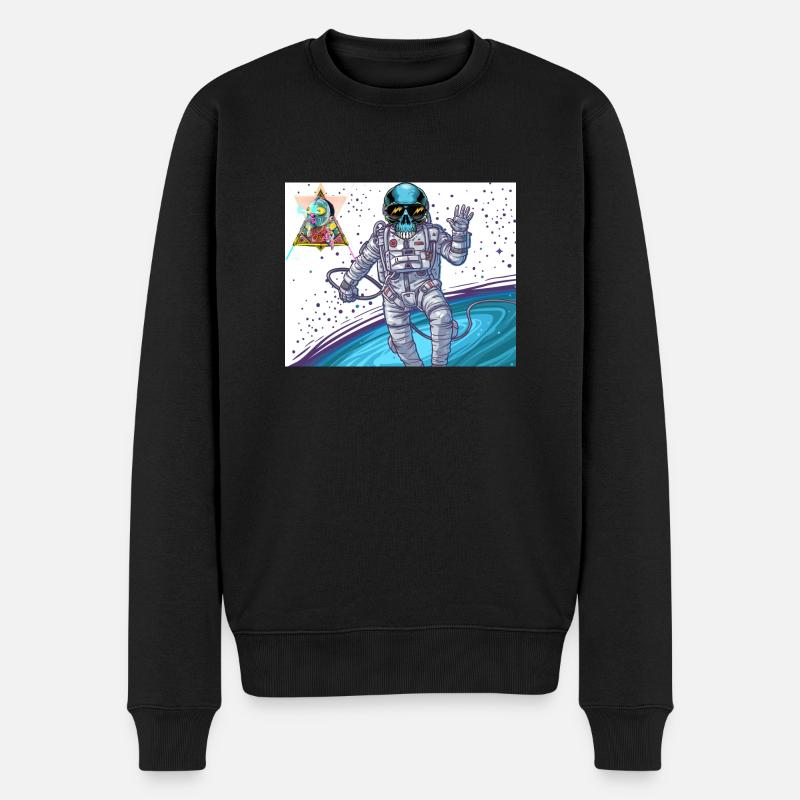 3 Original - Männer Premium Bio Pullover - Schwarz