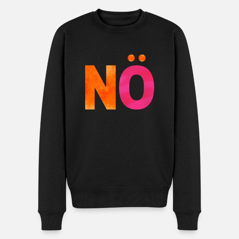 NON. Une chemise, un mot. - Pull Premium bio Homme - noir