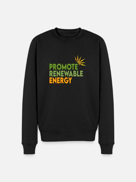 Renewable energies - Men's Premium Organic Jumper - black