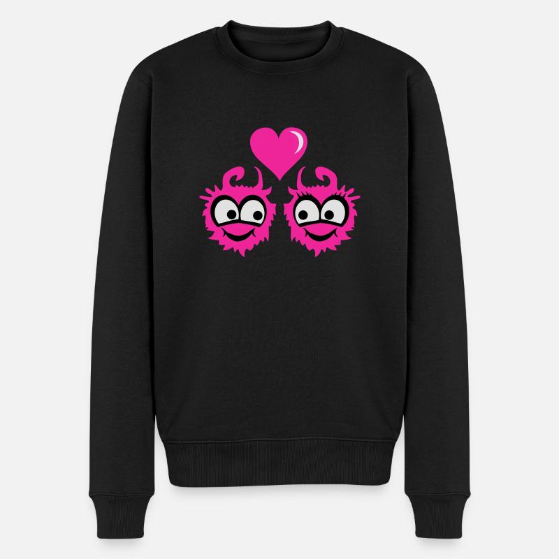 Amour monstre - Pull Premium bio Homme - noir