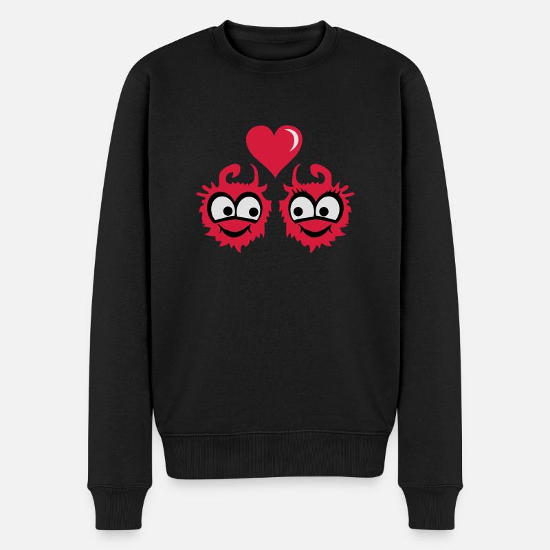 Amour monstre - Pull Premium bio Homme - noir