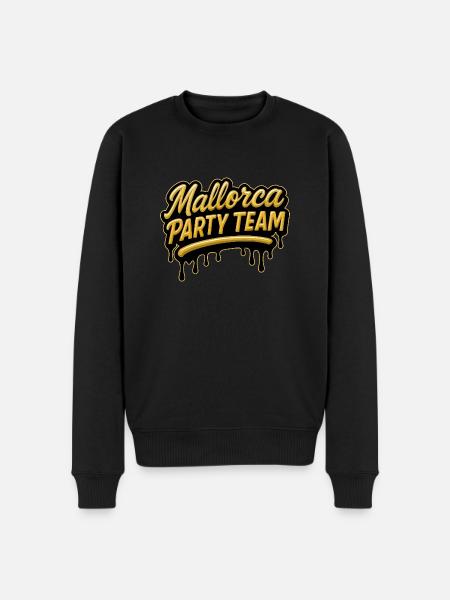 Mallorca Party Team - Men's Premium Organic Jumper - black