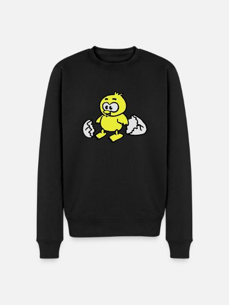 kuken_a_3c - Men's Premium Organic Jumper - black