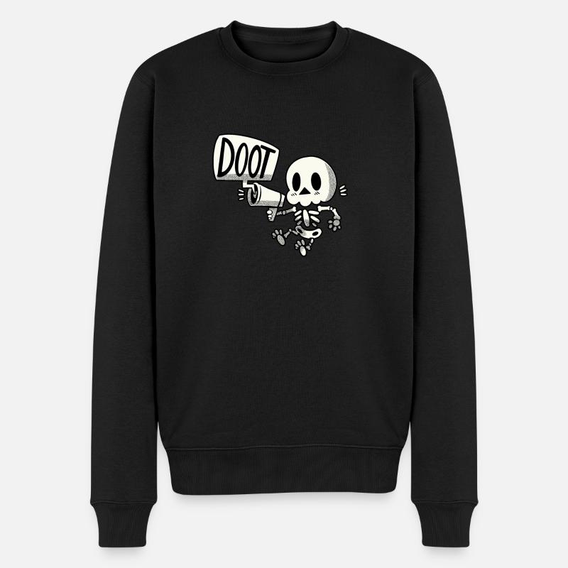 Squelette DOOT - Pull Premium bio Homme - noir