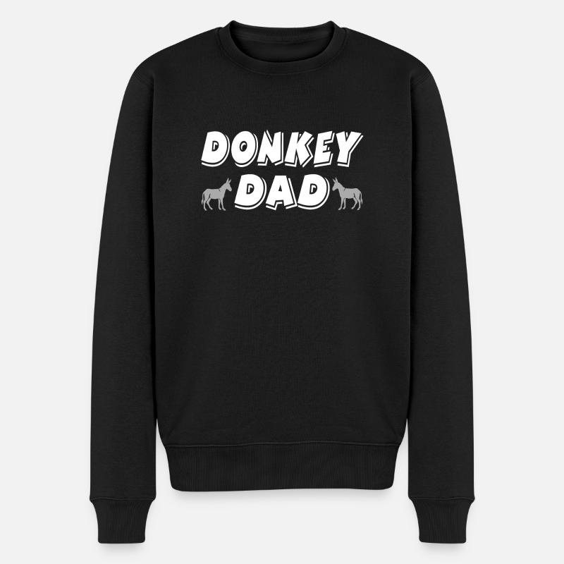 Âne - Pull Premium bio Homme - noir