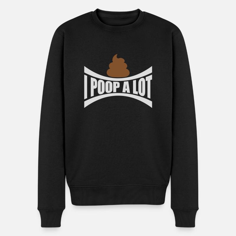 Je fais beaucoup caca - Pull Premium bio Homme - noir