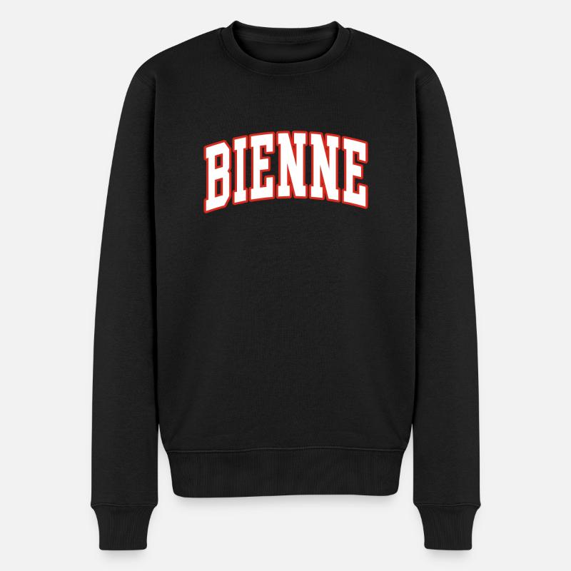 Bienne - Pull Premium bio Homme - noir