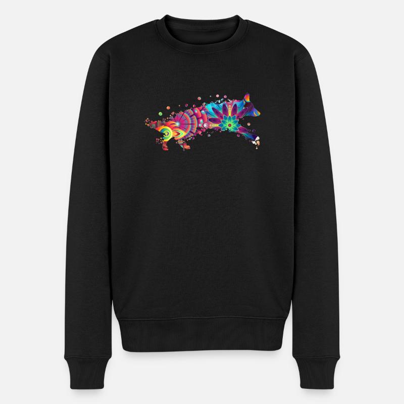 GERMAN SHEPERD Deutscher Schäferhund - Männer Premium Bio Pullover - Schwarz