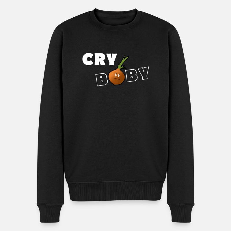 CRY BABY Heulsuse oignon - Pull Premium bio Homme - noir