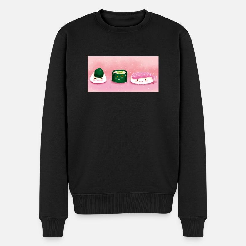 Sushi heureux - Pull Premium bio Homme - noir