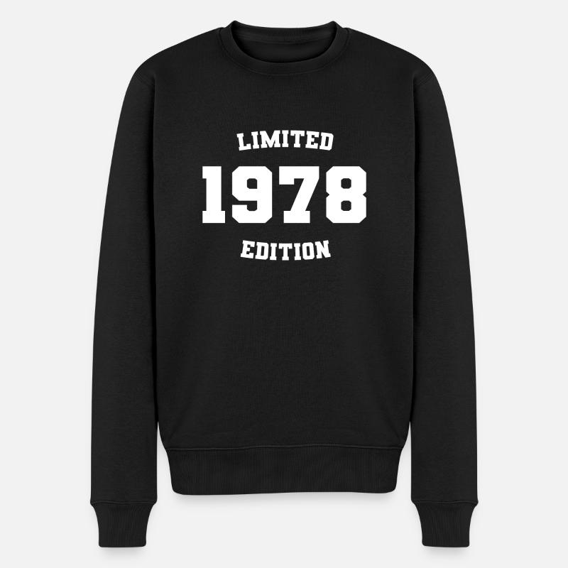Limitierte Auflage 1978 - Männer Premium Bio Pullover - Schwarz