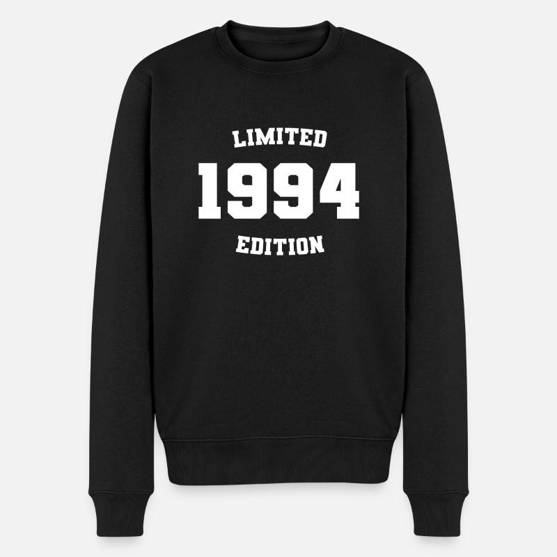 Limitierte Auflage 1994 - Männer Premium Bio Pullover - Schwarz