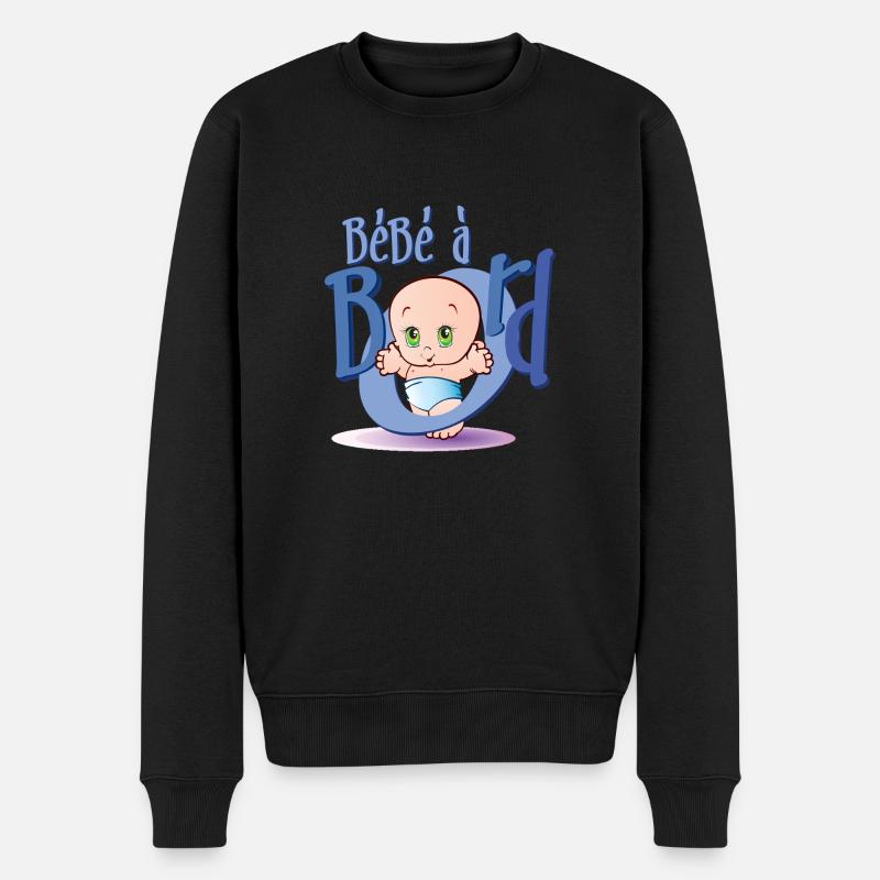 Bébé à bord - Pull Premium bio Homme - noir