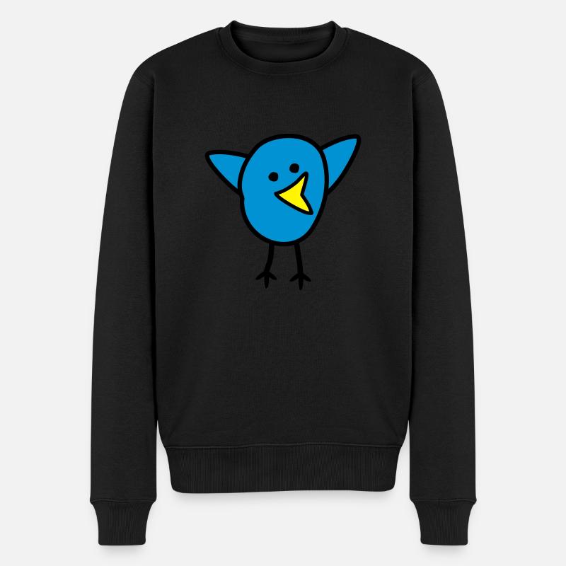 tweet - Männer Premium Bio Pullover - Schwarz