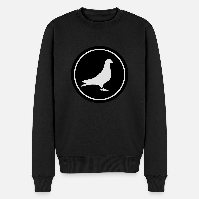 Brieftaubensport - Männer Premium Bio Pullover - Schwarz
